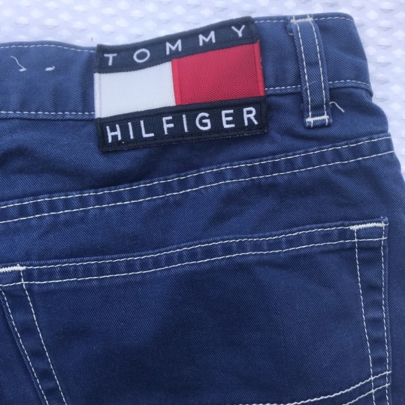 TOMMY HILFIGER Blue Vintage Shorts - Picture 7 of 7